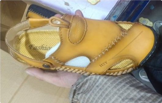 Sandalias Romanas de Cuero Genuino para Hombre - Comodidad de Verano - Image 7