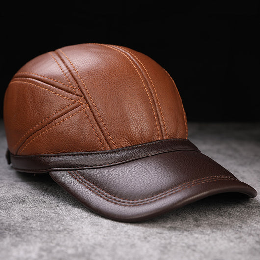 Gorra de Béisbol en Cuero Premium de Primera Capa - Image 11