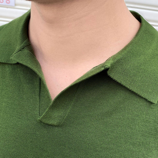 Polo Manga Corta Hombre Cuello Solapa Color Liso - Image 14
