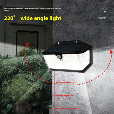 Lámpara LED Solar para Patio con Sensor de Movimiento - 5 Caras - Image 3