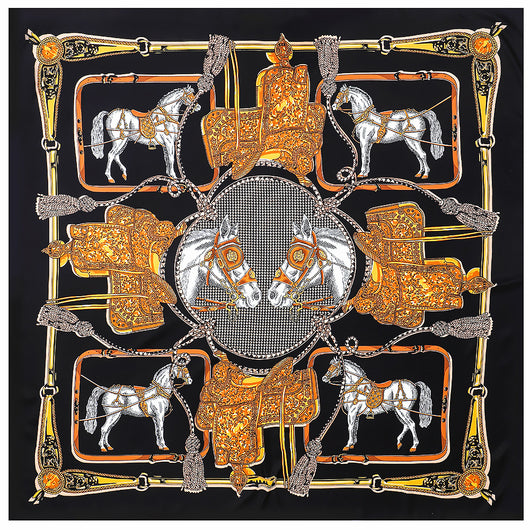 Pañuelo Cuadrado Grande Decorativo - Fulares Versátiles con Estampado - Image 18