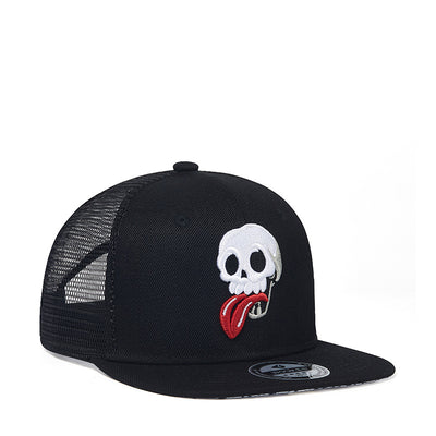 Gorra Hip Hop con Calavera Bordada