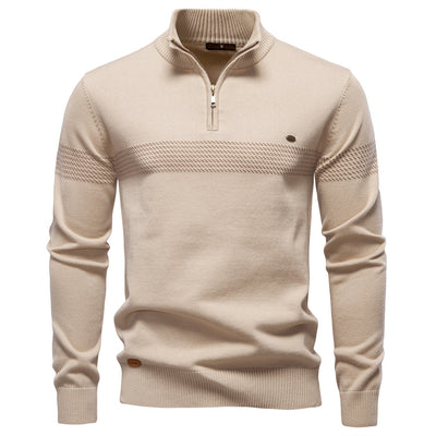 Suéter Casual con Cuello Tipo Polo y Cierre de Cremallera - Image 22