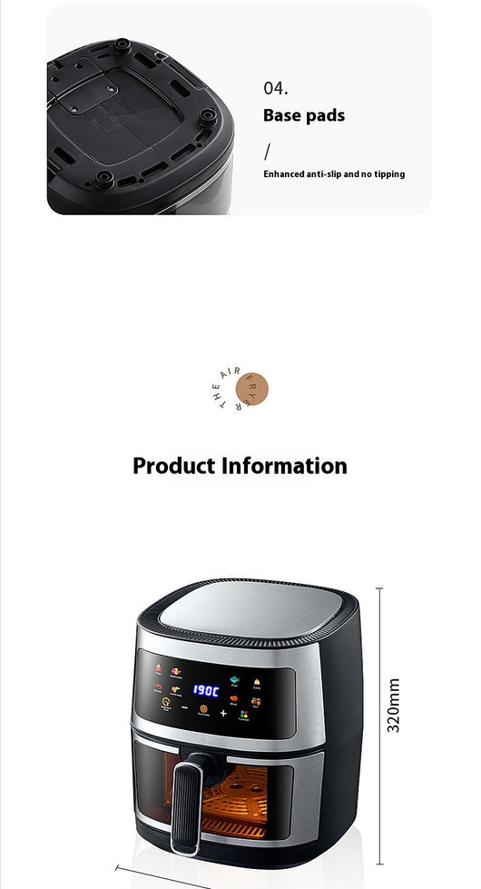 Freidora de Aire Multifunción Gran Capacidad - Horno Eléctrico para el Hogar - Image 8