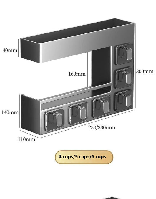 Organizador de Cocina Mural con Despensero y Soporte para Especias - Image 9