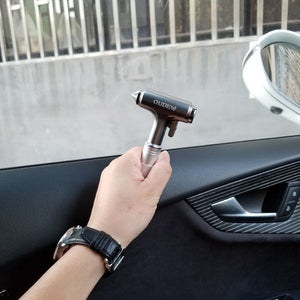 Martillo de Emergencia Multifuncional de Acero Inoxidable para Autos