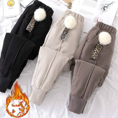 Pantalones Infantiles de Algodón y Lana para Niños Grandes - Image 9