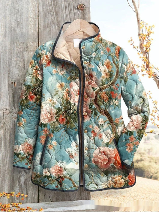Abrigo Acolchado de Algodón con Bolsillos para Otoño e Invierno - Image 6