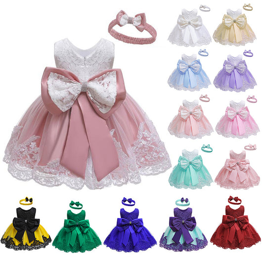 Vestido de Encaje con Falda Voluminosa - Image 15