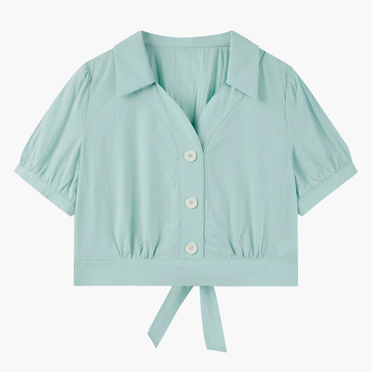 Polo Corta Mujer Diseño Sofisticado - Image 13