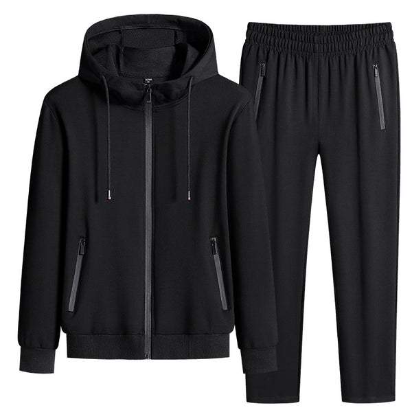 Conjunto de Abrigo, Suéter y Pantalón Casual para Parejas Talla Grande - Image 3