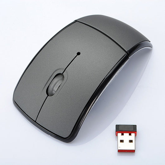 Ratón Óptico Inalámbrico Plegable con Diseño Ergonómico Curvo - Image 15