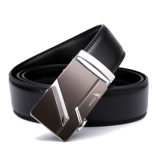 Cinturón de Cuero Genuino con Hebilla Automática Estilo Clásico - Image 13