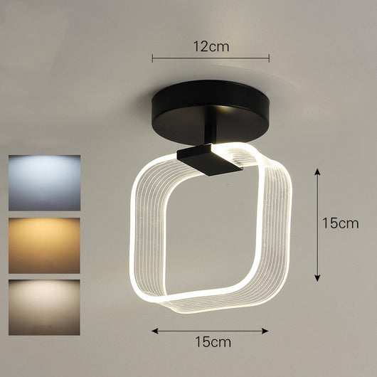 Lámpara de Techo Minimalista Luxury con Guía de Línea para Porche - Image 15