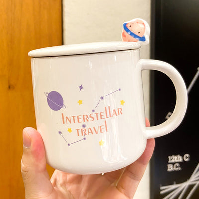 Taza de Café Personalizada de Cerámica con Tapa y Cuchara - Image 7