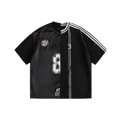 Playera Suelta Estilo Americano con Diseño Graffiti Único - Image 3