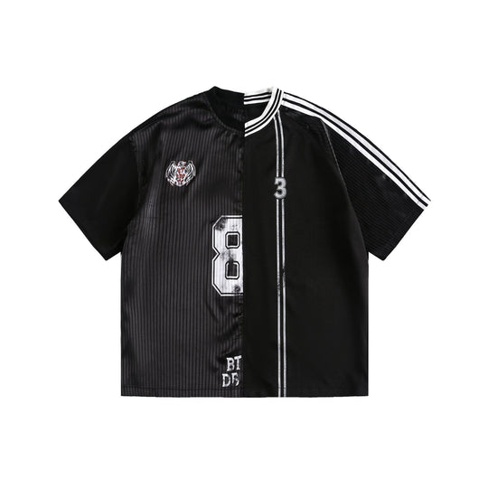 Playera Suelta Estilo Americano con Diseño Graffiti Único - Image 3