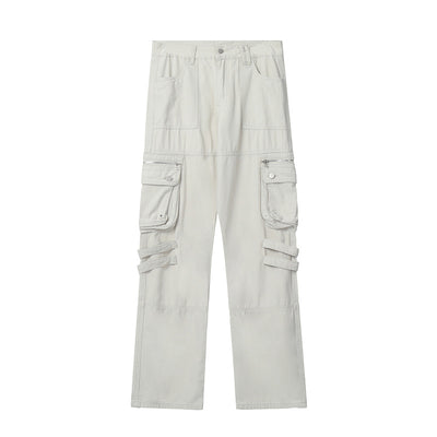 Pantalones Casuales Multicolor de Cintura Media para Hombre - Image 14