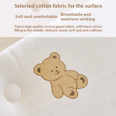 Barrera de Cama para Bebé en Algodón Gasa - Protección Suave Recién Nacido - Image 3
