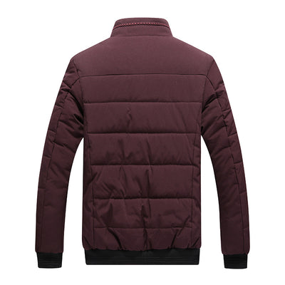 Chaqueta de Invierno para Hombre Estilo Coreano con Forro de Felpa - Image 8
