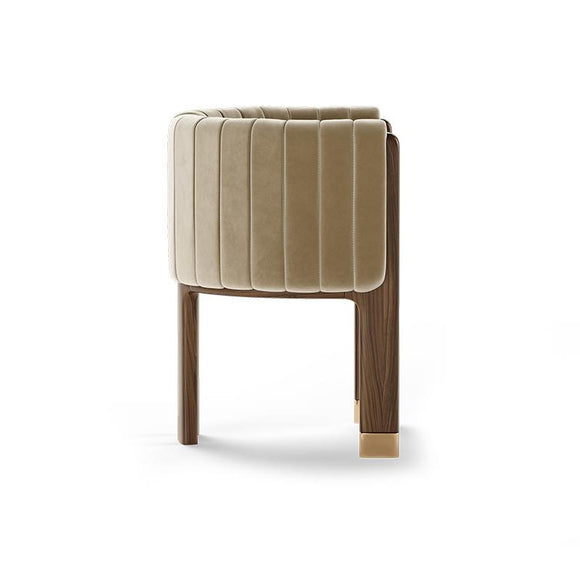 Silla de Comedor Minimalista en Madera de Fresno Macizo