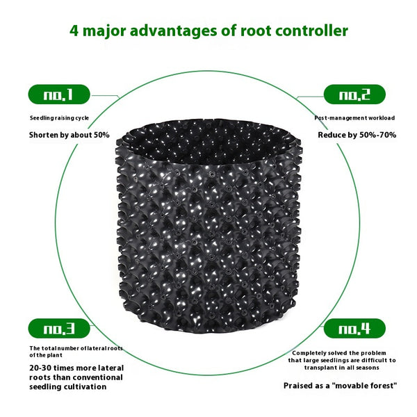Kit de Contenedores de Control de Raíces para Semilleros y Plantas