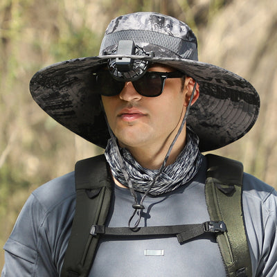 Sombrero de Ala Ancha para Senderismo y Pesca - Protección Solar UV - Image 7
