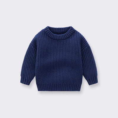 Abrigo Tejido Suelto para Niños y Niñas - Otoño e Invierno - Image 4