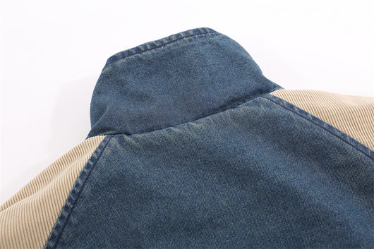 Abrigo Acolchado de Algodón con Cuello Alzado y Detalles en Contraste - Image 15