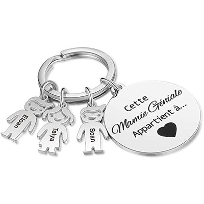 Llavero Personalizado Corazón Hueco Acero Inoxidable Diseño Cachorro - Image 32