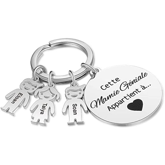 Llavero Personalizado Corazón Hueco Acero Inoxidable Diseño Cachorro - Image 32