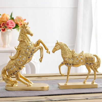 Caballo Decorativo Luminoso de Lujo Europeo para Vino y Hogar - Image 3
