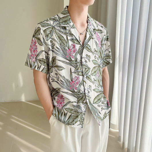 Camisa Cuello Cubano Hombros Sueltos - Image 3