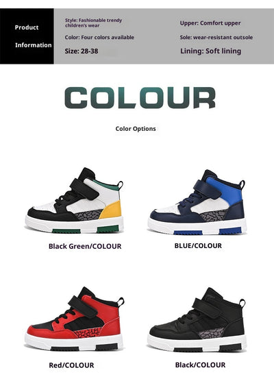 Tenis Altos para Niños - Zapatillas Deportivas Casuales - Image 12