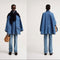 Chaqueta Denim Línea A Hombros Caídos Largo Medio