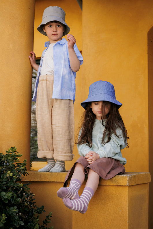 Calcetines a Rayas hasta la Pantorrilla para Niños y Niñas - Image 24