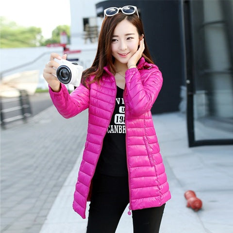 Chaqueta Acolchada Slim Fit de Algodón para Mujer - Image 12
