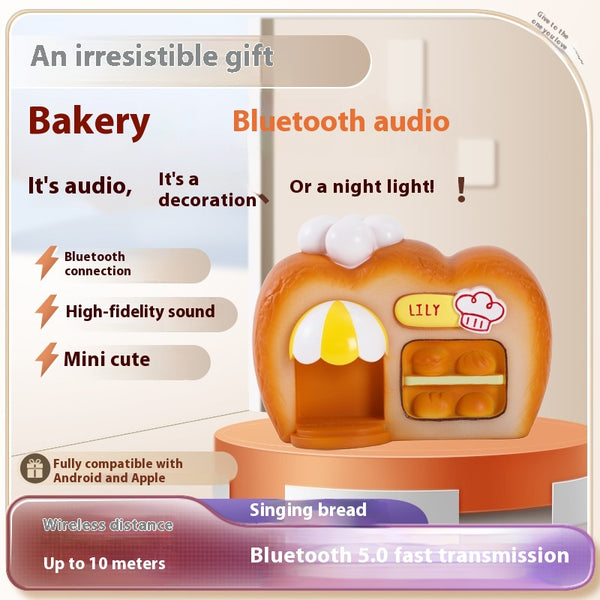 Parlante Bluetooth Decorativo con Luz LED Ambiente