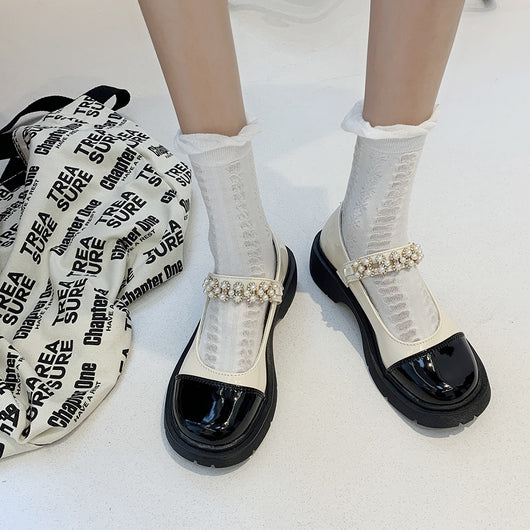 Zapatos Escolares de Cuero para Mujer - Estilo JK Japonés con Suela Gruesa - Image 11