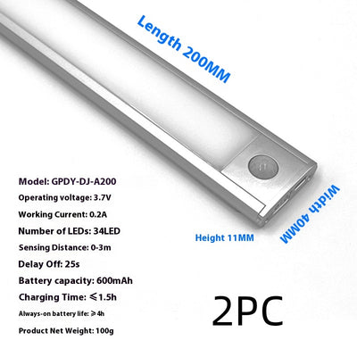 Lámpara LED Recargable Ultrafina para Gabinetes - Image 10