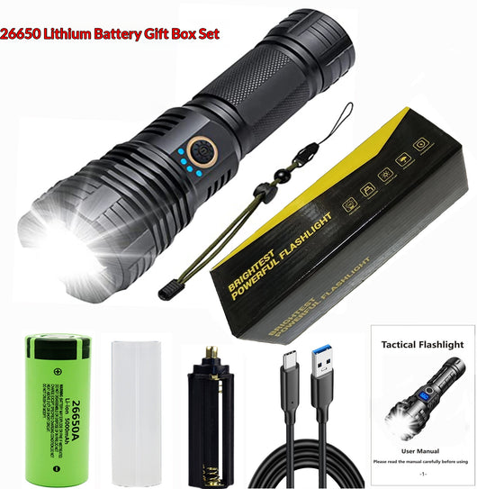 Linterna LED P70 Profesional Zoom Aluminio Resistente - Image 6