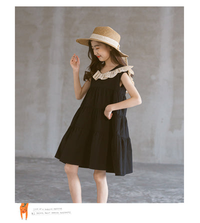 Vestido Combinado con Chaleco y Falda Larga Estilo Loto - Image 12