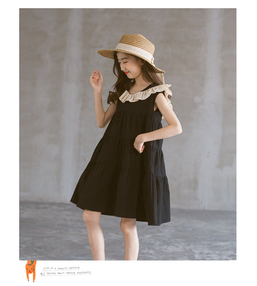 Vestido Combinado con Chaleco y Falda Larga Estilo Loto - Image 12