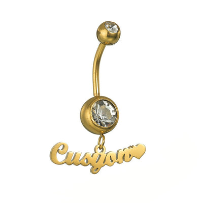 Piercing Ombligo Alfabeto Inglés en Circonita - Image 16