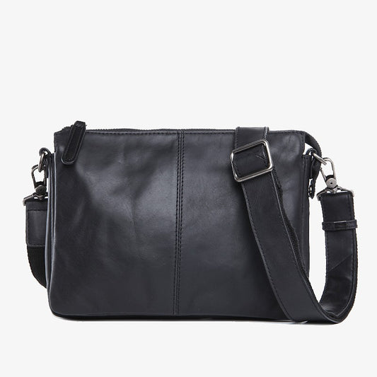 Bolso Bandolera de Cuero Genuino con Corte Transversal - Image 2