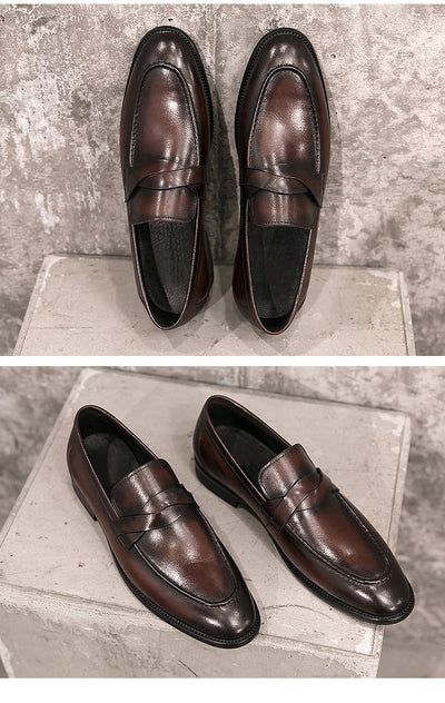 Zapatos de Cuero Británico sin Cordones - Comodidad Casual - Image 15