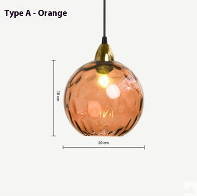 Lámpara Colgante de Cristal Ondulado con Diseño Minimalista Moderno - Image 7