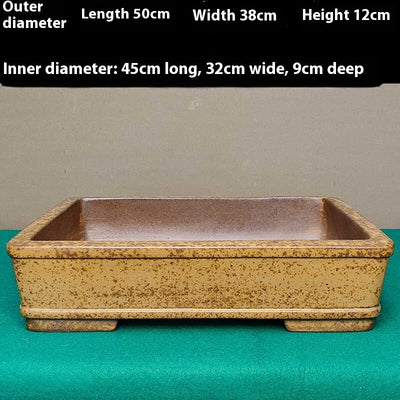 Maceta Rectangular Yixing de Cerámica Zisha Fina - Diseño Minimalista - Image 4