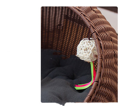 Cama Nido Tejida a Mano para Gatos y Mascotas - Image 11