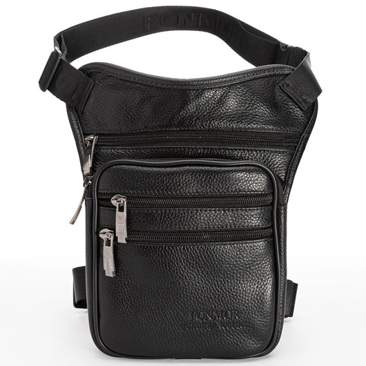 Bolsa de Ciclismo Retro en Cuero Genuino para Deportes al Aire Libre - Image 6